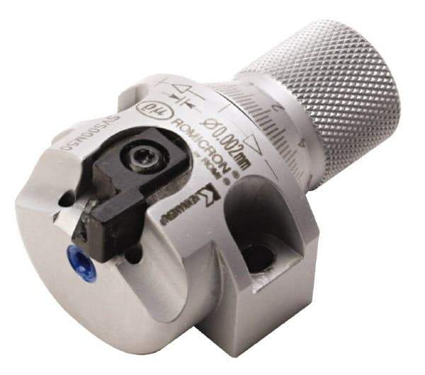 Kennametal - Manual Single Cutter Boring Head - 100mm Bore Diam - Exact Tool & Supply