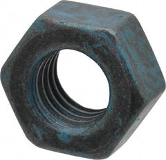Value Collection - M8x1.25 Metric Coarse Steel Right Hand Hex Nut - 13mm Across Flats, 6.5mm High, Metric Blue Finish - Exact Tool & Supply