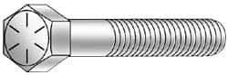 Armor Coat - 3/8-24 UNF, 4" Length Under Head Hex Head Cap Screw - Partially Threaded, Grade 8 Steel, 9/16" Hex - Exact Tool & Supply