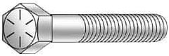 Armor Coat - 3/8-24 UNF, 4" Length Under Head Hex Head Cap Screw - Partially Threaded, Grade 8 Steel, 9/16" Hex - Exact Tool & Supply