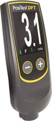 Made in USA - 0 to 40 mil Digital Coating Thickness Gage - For Use with Ferrous/Nonferrous Bases - Exact Tool & Supply