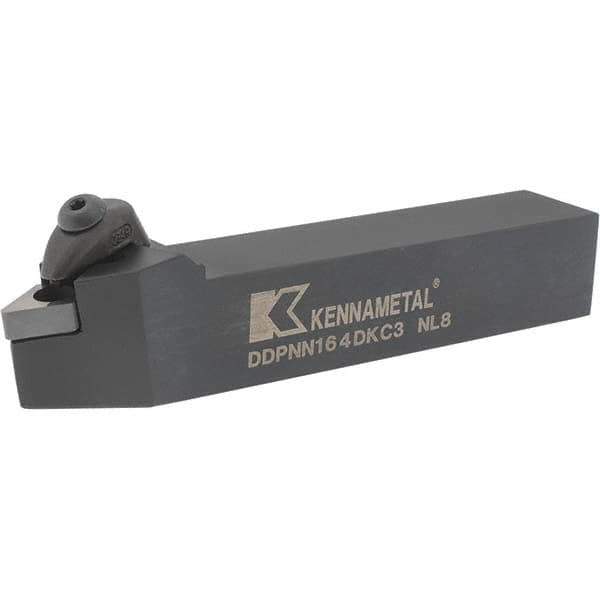 Kennametal - DDPN, Neutral Cut, 0° Lead Angle, 1" Shank Height x 1" Shank Width, Negative Rake Indexable Turning Toolholder - 6" OAL, DN..43. Insert Compatibility, Series Kenclamp - Exact Tool & Supply