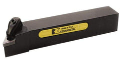 Kennametal - DDJN, Left Hand Cut, 3° Lead Angle, 25mm Shank Height x 25mm Shank Width, Negative Rake Indexable Turning Toolholder - 150mm OAL, DN..1104.. Insert Compatibility, Series Kenclamp - Exact Tool & Supply