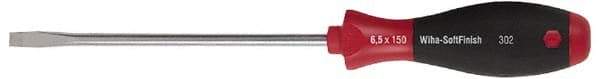 Wiha - Standard Slotted Screwdriver - Ergonomic Handle - Exact Tool & Supply