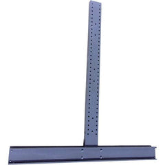 Made in USA - 12' High Double Sided Upright Cantilever Rack - 20,400 Lb Capacity, 83" Base Length - Exact Tool & Supply