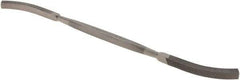 Grobet - 7" Riffler Precision Swiss Pattern File - Silversmith's Handle - Exact Tool & Supply