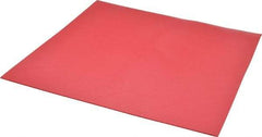 Made in USA - 12" Long, 12" Wide, 1/16" Thick, Buna-N Rubber Foam Sheet - 50 to 60 Durometer, Red, -20 to 180°F, 1,000 to 1,200 psi Tensile Strength, Stock Length - Exact Tool & Supply