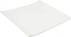 Made in USA - 12" Long, 12" Wide, 0.093" Thick, Neoprene Rubber Foam Sheet - 50 to 60 Durometer, White, -20 to 170°F, 900 psi Tensile Strength, Stock Length - Exact Tool & Supply