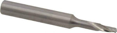 Onsrud - 1/8" Cutting Diam x 1/4" Length of Cut, 1 Flute, Upcut Spiral Router Bit - Uncoated, Right Hand Cut, Solid Carbide, 2" OAL x 1/4" Shank Diam, Single Edge, 21° Helix Angle - Exact Tool & Supply