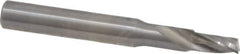 Onsrud - 3/16" Cutting Diam x 3/8" Length of Cut, 1 Flute, Upcut Spiral Router Bit - Uncoated, Right Hand Cut, Solid Carbide, 2" OAL x 1/4" Shank Diam, Single Edge, 21° Helix Angle - Exact Tool & Supply
