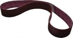 3M - 2-1/2" Wide x 60" OAL, Aluminum Oxide Abrasive Belt - Aluminum Oxide, Medium, Nonwoven, Series SC-BL - Exact Tool & Supply