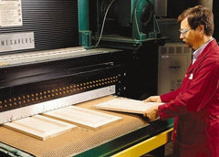 3M - 37" Wide x 60" OAL, 120 Grit, Aluminum Oxide Abrasive Belt - Aluminum Oxide, Fine, Coated, X Weighted Cloth Backing, Series 240A - Exact Tool & Supply
