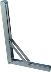 Knape & Vogt - 750 Lb Capacity, Anachrome Steel Coated, Shelf Bracket - 12" Long, 0.5906" Wide - Exact Tool & Supply