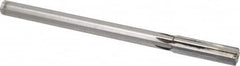 Made in USA - 0.628" Carbide-Tipped 6 Flute Chucking Reamer - Exact Tool & Supply