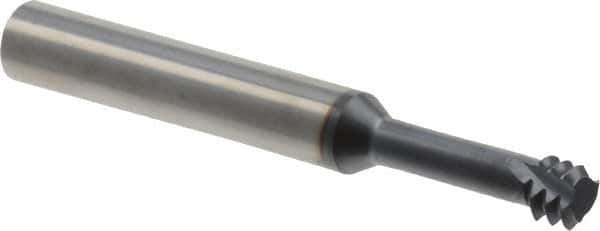 Iscar - 3/8-16 UNC, 0.264" Cutting Diam, 3 Flute, Solid Carbide Helical Flute Thread Mill - Internal Thread, 2-1/2" OAL, 5/16" Shank Diam - Exact Tool & Supply