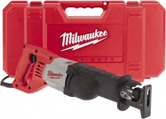 Milwaukee Tool - 3,000 Strokes per Minute, 1-1/8 Inch Stroke Length, Electric Reciprocating Saw - 120 Volts, 12 Amps - Exact Tool & Supply