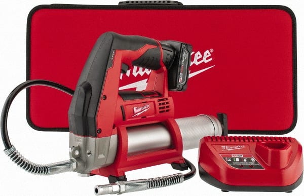 Milwaukee Tool - 8,000 psi Battery-Operated Grease Gun - Exact Tool & Supply