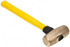 American Hammer - 4 Lb Head Nonmarring Mallet - 14-1/2" OAL, 13" Long Fiberglass Handle - Exact Tool & Supply
