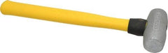 American Hammer - 2 Lb Head Nonsparking Mallet - 14-1/2" OAL, 13" Long Fiberglass Handle - Exact Tool & Supply