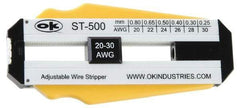 Jonard Tools - 30 to 20 AWG Capacity Precision Wire Stripper - Polycarbonate Handle - Exact Tool & Supply