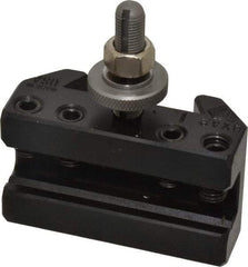 Aloris - Series BXA, #2 Boring, Turning & Facing Tool Post Holder - 10 to 15" Lathe Swing, 1-3/4" OAH, 11/16" Max Tool Cutting Size, 1-3/16" Centerline Height - Exact Tool & Supply