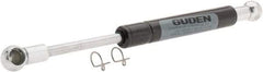 Value Collection - 0.24" Rod Diam, 0.59" Tube Diam, 40 Lb Capacity, Gas Spring - 7.5" Extended Length, 2" Stroke Length, Metal Socket, Black Nitride Piston - Exact Tool & Supply