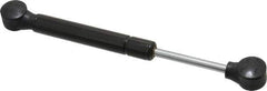 Value Collection - 0.24" Rod Diam, 0.59" Tube Diam, 80 Lb Capacity, Gas Spring - 7.5" Extended Length, 2" Stroke Length, Plastic Ball Socket, Black Nitride Piston - Exact Tool & Supply