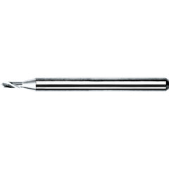 2 mm × 38 mm OAL 90 Degree Carbide Spiral / Helical Spotting Drill AlTiN - Exact Tool & Supply