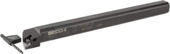 Seco - 1.3" Min Bore Diam, 12" OAL, 1" Shank Diam, A-PDQN Indexable Boring Bar - DNMU 332 Insert, Pin Holding Method - Exact Tool & Supply