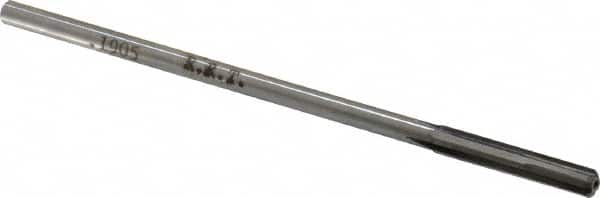 Made in USA - 0.1905" Carbide-Tipped 4 Flute Chucking Reamer - Exact Tool & Supply