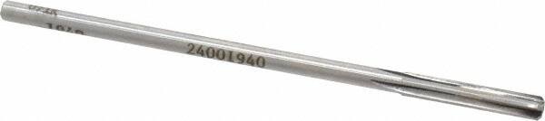 Made in USA - 0.194" Carbide-Tipped 4 Flute Chucking Reamer - Exact Tool & Supply