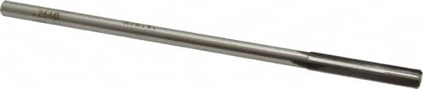 Made in USA - 0.264" Carbide-Tipped 4 Flute Chucking Reamer - Exact Tool & Supply