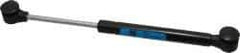 Value Collection - 0.24" Rod Diam, 0.59" Tube Diam, 30 Lb Capacity, Gas Spring - 9.6" Extended Length, 3.15" Stroke Length, Plastic Ball Socket, Black Nitride Piston - Exact Tool & Supply