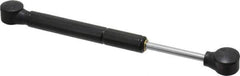 Made in USA - 0.24" Rod Diam, 0.59" Tube Diam, 50 Lb Capacity, Hydraulic Dampers - Compression, 7.89" Extended Length, 2" Stroke Length, Plastic Ball Socket, Chrome-Plated Piston - Exact Tool & Supply