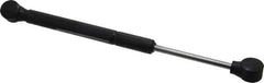 Made in USA - 0.24" Rod Diam, 0.59" Tube Diam, 50 Lb Capacity, Hydraulic Dampers - Compression, 10.02" Extended Length, 3" Stroke Length, Plastic Ball Socket, Chrome-Plated Piston - Exact Tool & Supply
