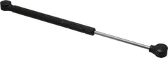 Made in USA - 0.24" Rod Diam, 0.59" Tube Diam, 50 Lb Capacity, Hydraulic Dampers - Compression, 12.5" Extended Length, 4" Stroke Length, Plastic Ball Socket, Chrome-Plated Piston - Exact Tool & Supply