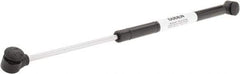 Made in USA - 0.24" Rod Diam, 0.59" Tube Diam, 50 Lb Capacity, Hydraulic Dampers - Compression, 15.02" Extended Length, 5" Stroke Length, Plastic Ball Socket, Chrome-Plated Piston - Exact Tool & Supply