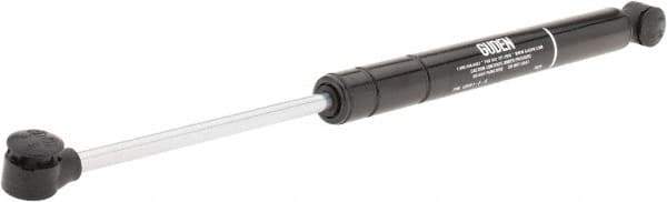 Made in USA - 0.32" Rod Diam, 0.87" Tube Diam, 100 Lb Capacity, Hydraulic Dampers - Extension, 14.49" Extended Length, 5" Stroke Length, Plastic Ball Socket, Chrome-Plated Piston - Exact Tool & Supply