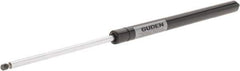 Made in USA - 0.24" Rod Diam, 0.59" Tube Diam, 50 Lb Capacity, Hydraulic Dampers - Extension, 15.02" Extended Length, 5" Stroke Length, Threaded End, Chrome-Plated Piston - Exact Tool & Supply