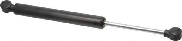 Made in USA - 0.32" Rod Diam, 0.87" Tube Diam, 100 Lb Capacity, Hydraulic Dampers - Extension, 12.24" Extended Length, 4" Stroke Length, Plastic Ball Socket, Chrome-Plated Piston - Exact Tool & Supply