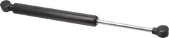 Made in USA - 0.32" Rod Diam, 0.87" Tube Diam, 100 Lb Capacity, Hydraulic Dampers - Extension, 12.24" Extended Length, 4" Stroke Length, Plastic Ball Socket, Chrome-Plated Piston - Exact Tool & Supply