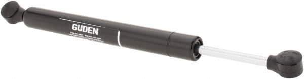 Made in USA - 0.32" Rod Diam, 0.87" Tube Diam, 100 Lb Capacity, Hydraulic Dampers - Extension, 14.49" Extended Length, 5" Stroke Length, Plastic Ball Socket, Chrome-Plated Piston - Exact Tool & Supply