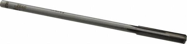 Made in USA - 0.284" Carbide-Tipped 4 Flute Chucking Reamer - Exact Tool & Supply