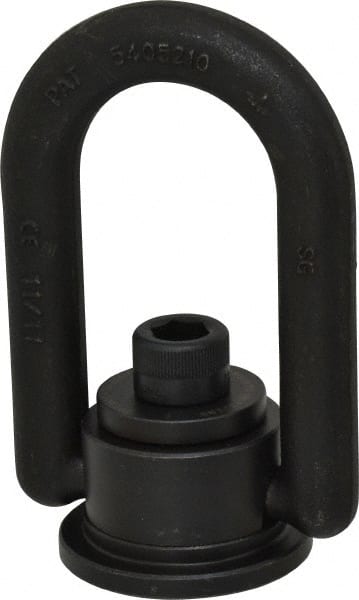 American Drill Bushing - 5,000 Lbs. Load Capacity, 3-1/2 Inch Wide x 5.47 Inch High, Extra Duty Weld Mount Hoist Ring - Exact Tool & Supply