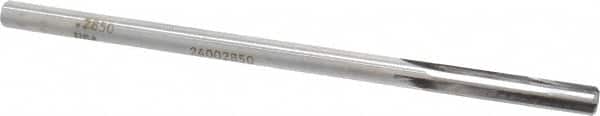 Made in USA - 0.285" Carbide-Tipped 4 Flute Chucking Reamer - Exact Tool & Supply