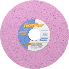 Norton - 7" Diam x 1-1/4" Hole x 1/2" Thick, G Hardness, 46 Grit Surface Grinding Wheel - Aluminum Oxide, Type 1, Coarse Grade, 3,600 Max RPM, Vitrified Bond, No Recess - Exact Tool & Supply