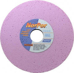 Norton - 7" Diam x 1-1/4" Hole x 1/2" Thick, G Hardness, 60 Grit Surface Grinding Wheel - Aluminum Oxide, Type 1, Medium Grade, 3,600 Max RPM, Vitrified Bond, No Recess - Exact Tool & Supply
