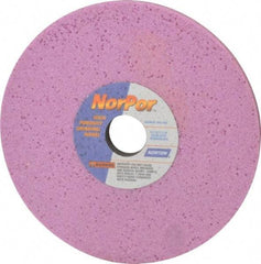 Norton - 8" Diam x 1-1/4" Hole x 1/2" Thick, G Hardness, 46 Grit Surface Grinding Wheel - Aluminum Oxide, Type 1, Coarse Grade, 3,600 Max RPM, Vitrified Bond, No Recess - Exact Tool & Supply