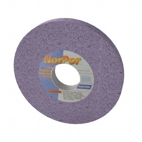 Norton - 12" Diam x 3" Hole x 1" Thick, H Hardness, 46 Grit Surface Grinding Wheel - Ceramic, Type 1, Coarse Grade, 2,710 Max RPM, Vitrified Bond, No Recess - Exact Tool & Supply