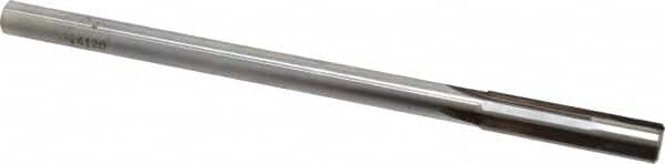 Made in USA - 0.412" Carbide-Tipped 4 Flute Chucking Reamer - Exact Tool & Supply